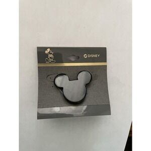 Mickey Mouse Ring Vintage Plastic Black Mickey Head
